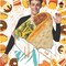 Gordita Crunch Costume Funny Taco Tunic Halloween Food Party Outfit